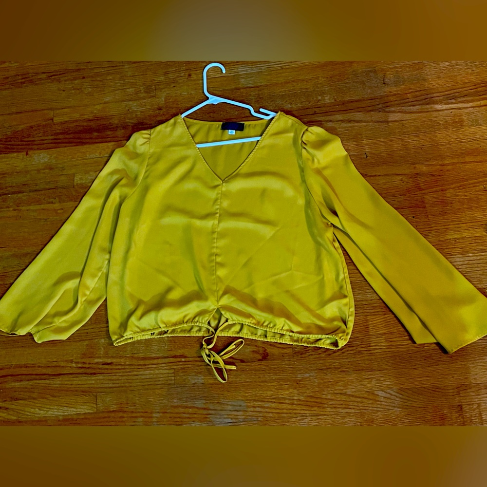 Mustard blouse